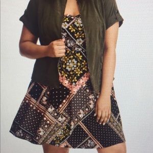 Black floral summer dress! Torrid size 2